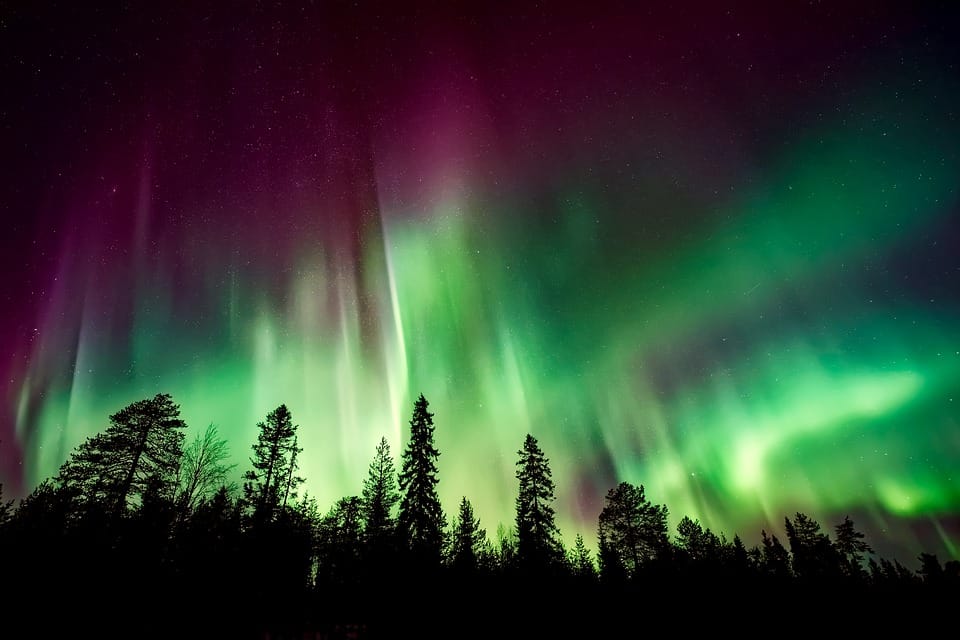 view of northern lights